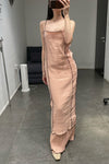 BASERANGE short wrap skirt SKSKW-LC-SP24 light pink (SKSKW1)